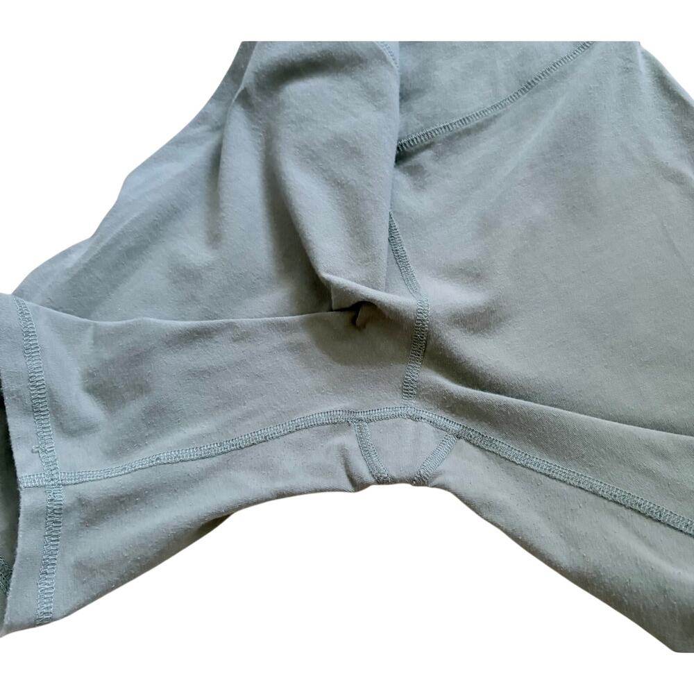 Mate the Label Stretch 7" Biker Shorts Pebble High Waisted Low Impact Wms Size L - Picture 4 of 5